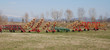 Row of Hay Rakes