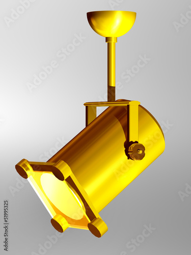 Illustration: golden Spotlight golden Spotlight