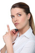 Photo: Woman thinking Woman thinking