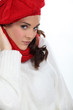 Woman wearing warm clothing