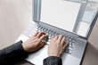 Arbeiten am Laptop