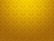 golden floral pattern wallpaper