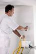 Decorator working on DIY project