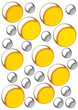 Goldene und silberne Blasen neu