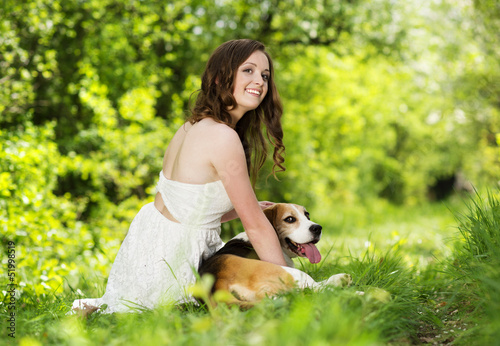 Photo: Woman with dog Woman with dog
