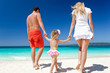 Foto: Happy family on tropic vacation Happy family on tropic vacation