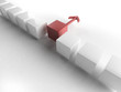Illustration: White 3d boxes / cube | Business Concept Wallpaper White 3d boxes / cube | Business Concept Wallpaper