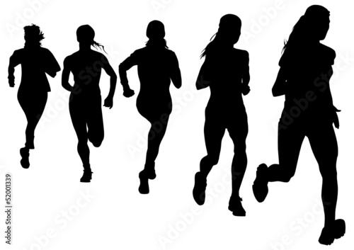Vector: Run women Run women
