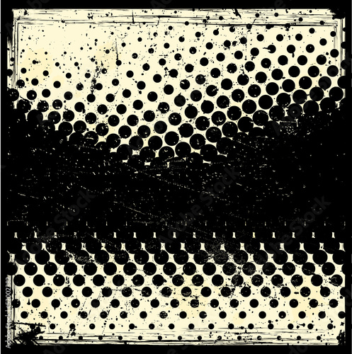 Vector: Grunge halftones background Grunge halftones background
