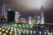 Hong Kong city night view