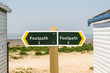 Footpath Sign