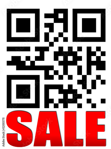 Vector: QR Code, Sale QR Code, Sale