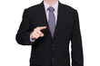 business man portrait isolated on white