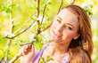 Cute female portrait outdoors