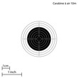 cible officiel de tir à la carabine à 10 mètres