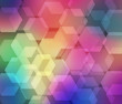 Varicoloured hexagons