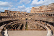 Interiour view of colosseum in Rome