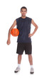 Portrait of professional basketball player
