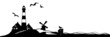 Nordsee Silhouette