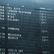 Anzeigetafel Airport monochrom