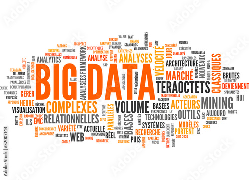 Vector: BIG DATA (tag cloud, français) BIG DATA (tag cloud, français)