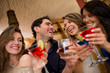 Friends having drinks