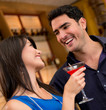 Couple having drinks