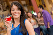 Woman at the club