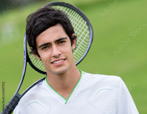 Photo: Male tennis player Male tennis player