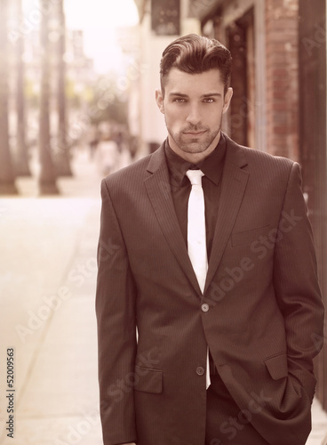 Photo: Confident fashionable male Confident fashionable male