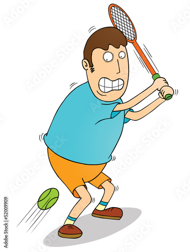 Vector: playing tennis playing tennis