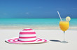 Photo: Hat and orange juice. Exuma, Bahamas Hat and orange juice. Exuma, Bahamas