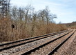 Foto: Voie ferrée, rails. Voie ferrée, rails.