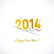 Vector: 2014 - Happy new year 2014 - Happy new year