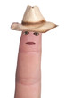 Foto: Finger mit Hut Finger mit Hut