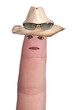 Foto: Finger mit Hut und Sonnenbrille Finger mit Hut und Sonnenbrille