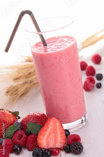 Photo: strawberry milkshake strawberry milkshake