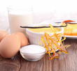 cream caramel and ingredient