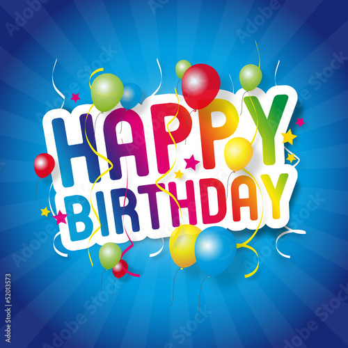 Vector: Happy birthday Happy birthday