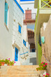 Greece Syros island view of main capitol at summer time, Syros i