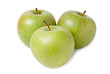 Three green apples