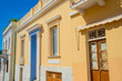 Greece Syros island view of main capitol at summer time, Syros i