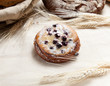 Pastry with berry