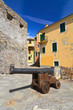 Camogli - square with cannon