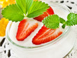 Foto: Erdbeeren und Joghurt Erdbeeren und Joghurt