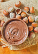 creame with hazelnuts