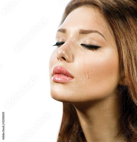 Photo: Beauty Girl Crying. Tears Beauty Girl Crying. Tears