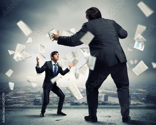 Photo: Business dispute Business dispute