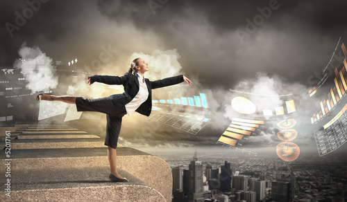 Photo: image of pretty businesswoman image of pretty businesswoman