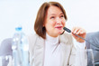 Business woman at meeting